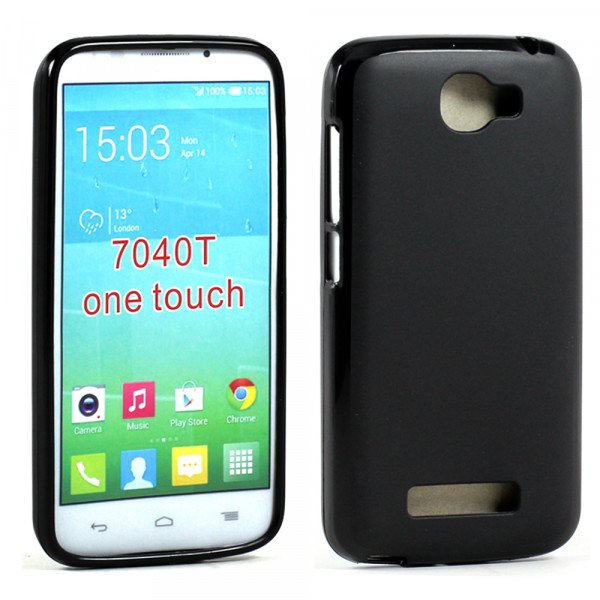 Wholesale Alcatel One Touch Fierce 2 7040T Soft TPU Gel Case (Black)